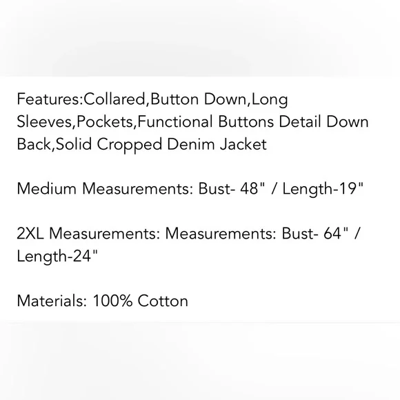 🤍Andree🤍 Denim Jacket - Picture 3 of 3